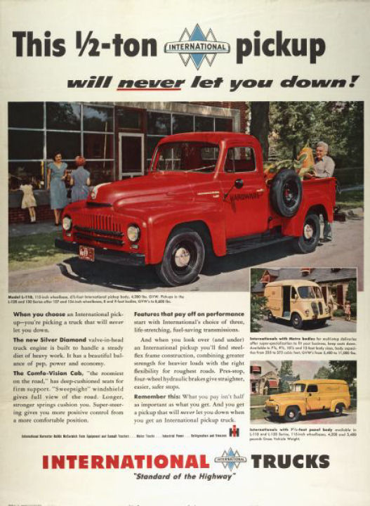 1951 International Auto Advertising